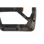 Kona Wah Wah 2 Composite Mountain Bike Pedals, Black, Close view of composite material