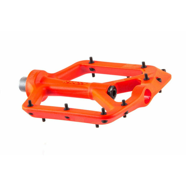 Kona Wah Wah 2 Composite Mountain Bike Pedals, Orange, Full View