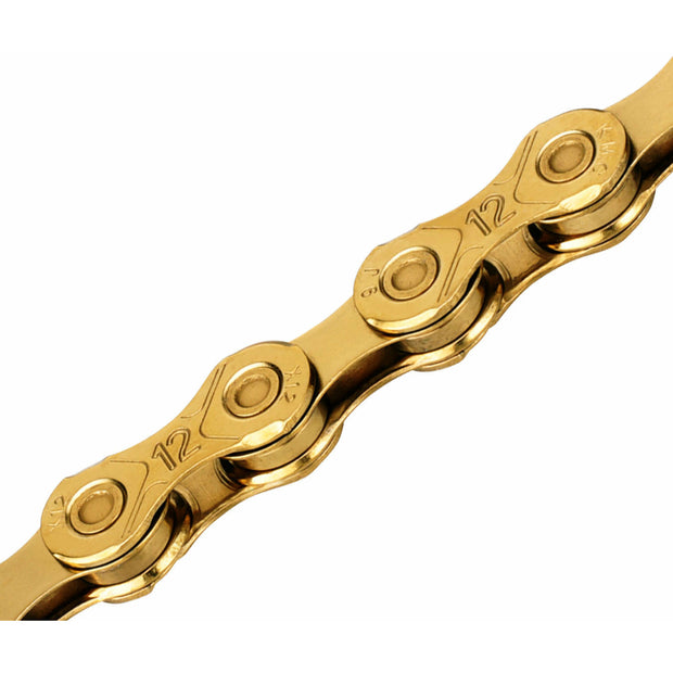 KMC X-12 Ti-Nitride Chain - 12spd, Gold, Full View