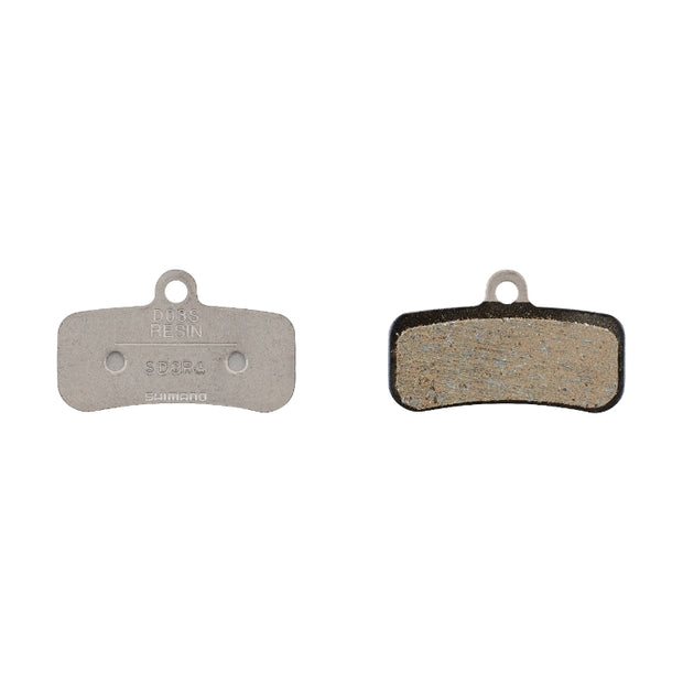 Shimano D03S-RX Resin Disc Brake Pads, full view.