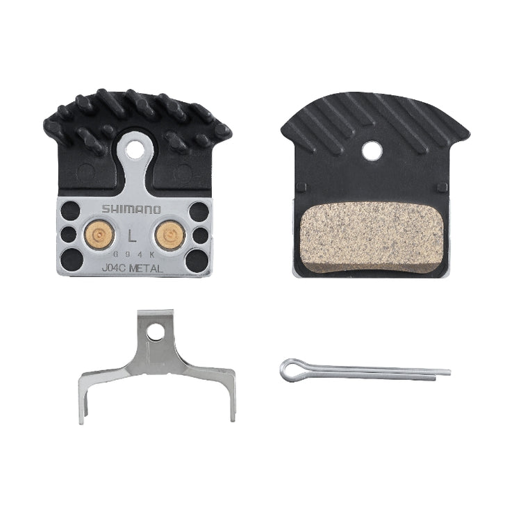 Shimano J04C -MF Brake Pads, full view.