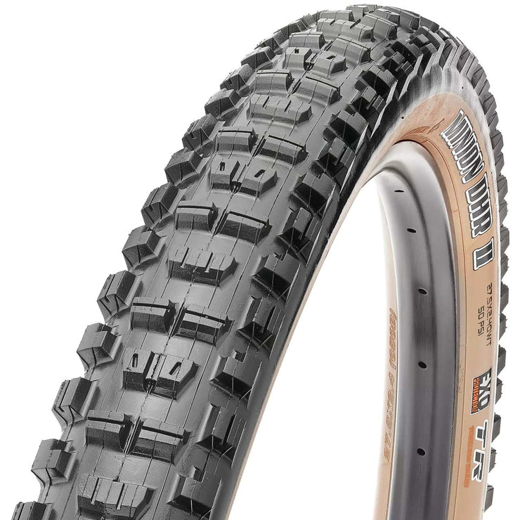 Maxxis Minion DHR II Tire - 29 x 2.6, Tubeless, Folding, Black/Dark Tan, Dual, EXO, Wide Trail, Full View