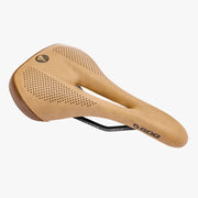 SDG Allure V2 Saddle - Lux-Alloy, brown, full view.