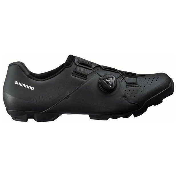 Shimano SH-XC300 Clipless Mountain Bike Shoe, Black, Side View