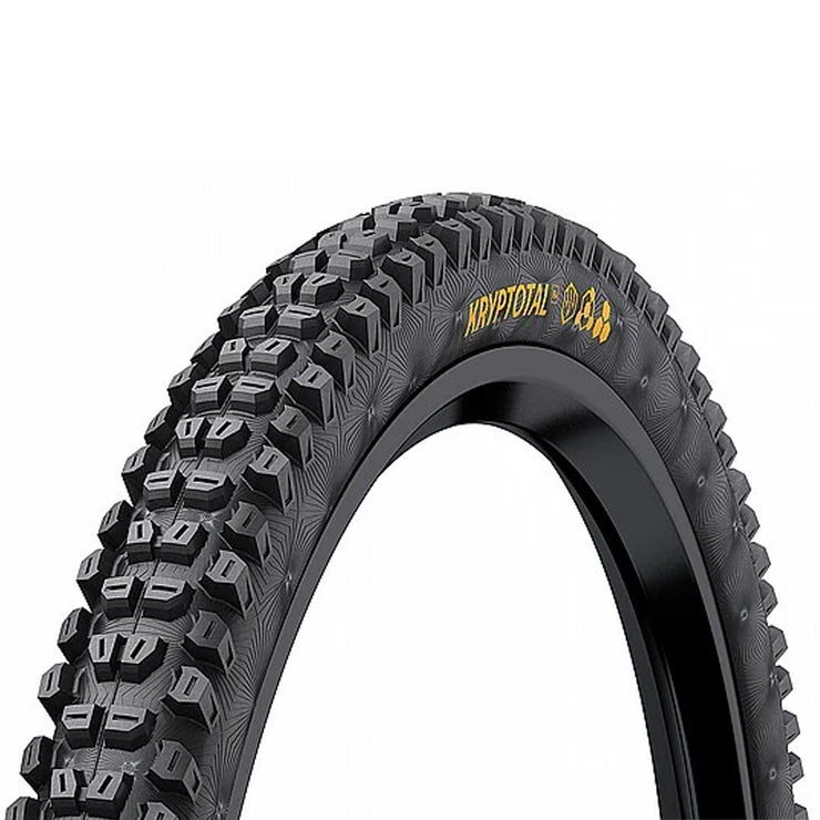 Continental Kryptotal-Fr 29 x 2.4 Trail Soft Tubeless Ready Mountain Bike Tire, full view.