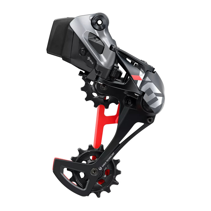 SRAM X01 Eagle AXS Rear Derailleur - 12-Speed, Long Cage, 52t Max, Red, Full View