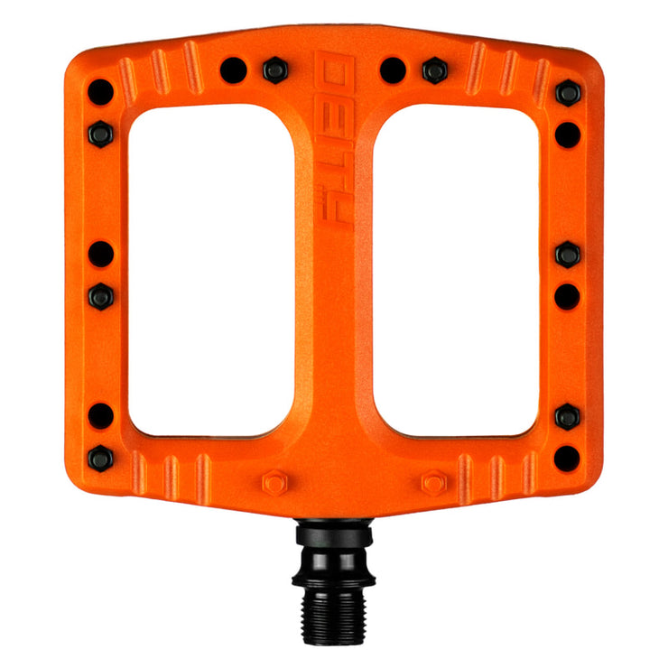 Deity Deftrap Pedals, Orange Full View