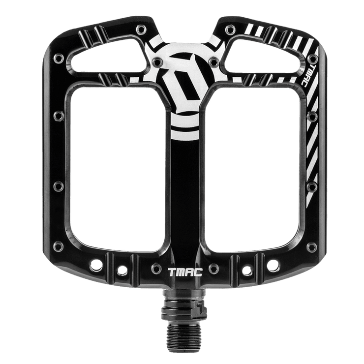 Deity TMAC Flat Pedals black full view