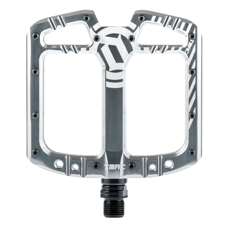 Deity TMAC Pedals, Platform, Silver Full View