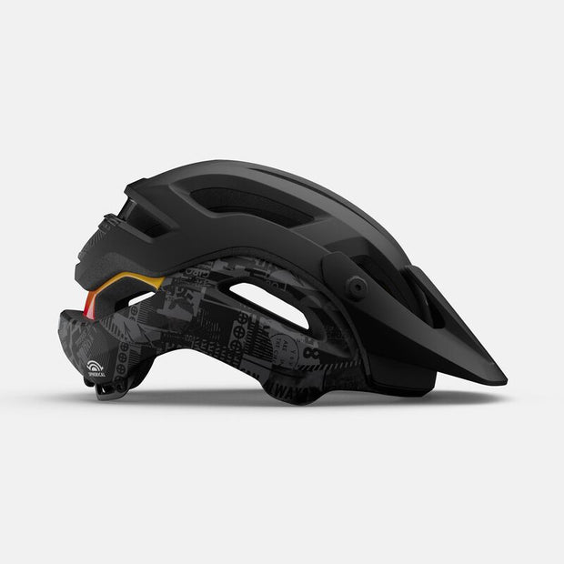 Giro Manifest Spherical MIPS Helmet, Matte Black Hypnotic, right side view