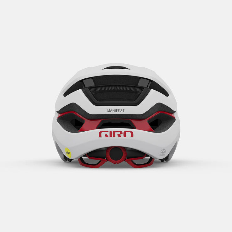 Giro Manifest Spherical MIPS Helmet, Matte White/Black, back view