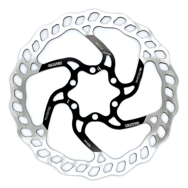 Galfer Wave Disc Brake Rotor, 160mm, Full View