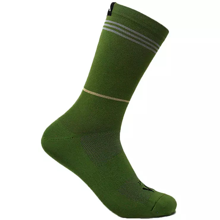 Mint The Mob (forest green) 8" Sock full view