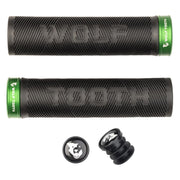 Wolf Tooth Components Echo Grip, green, full view.