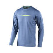 Troy Lee Skyline Air Long Sleeve Jersey, channel grey, full view.
