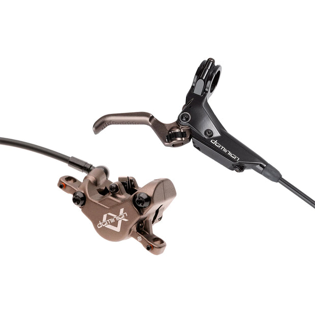 Hayes Dominion SFL A2 Right / Rear Disc Brake, Black/Bronze, full view.