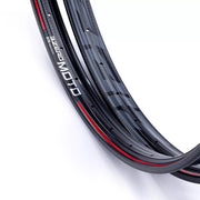 Zipp 3ZERO MOTO - 29" Carbon Rear Rim, SIlver, view of logo 