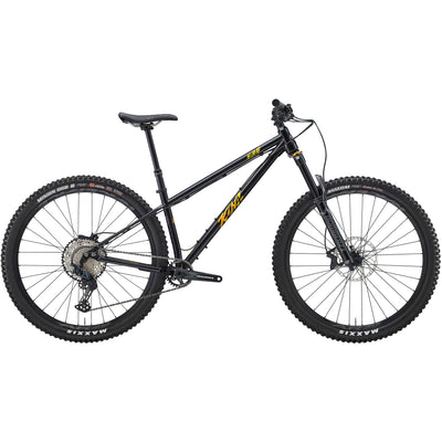 2023 Kona Honzo, Gloss Metallic Black w/ Furnace Fade, full view