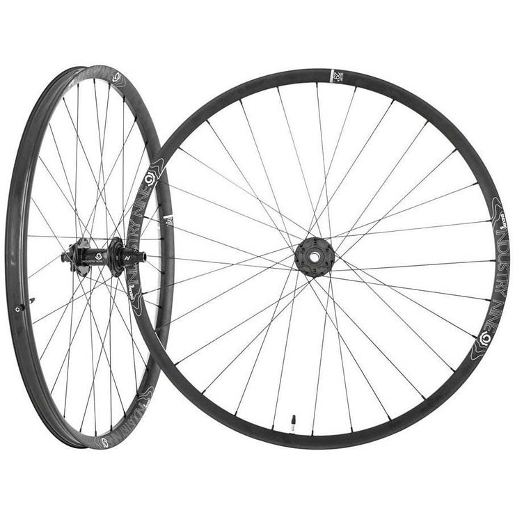 Industry Nine 1/1 Enduro S, 29", XD, 15x110/12x148, 6B, Aluminum Wheelset, Black, Full View