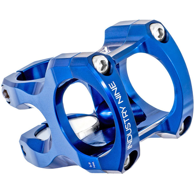 Industry Nine A35 Stem, 35mmx50mm, Blue, Full View