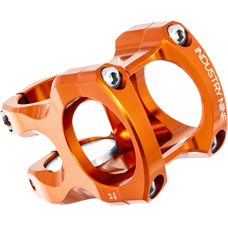 Industry Nine A35 Stem, 35mmx50mm, Orange, Full View