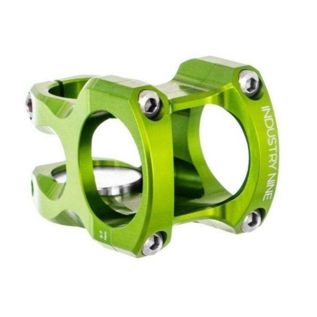 Industry Nine A35 Stem, 35mm x 40mm lime full view