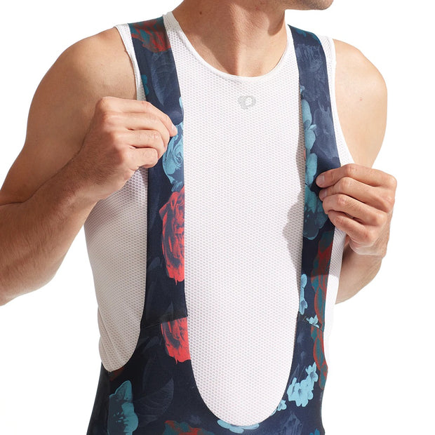 Pearl Izumi Expedition Pro Bib Short, Dark Ink Floral, view of bib straps