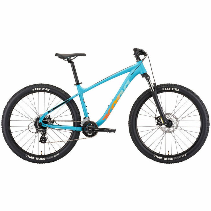 2022 Kona Lana'i, Satin Dirty Cyan w/ Gloss Tropicana Fade Decals, Full View
