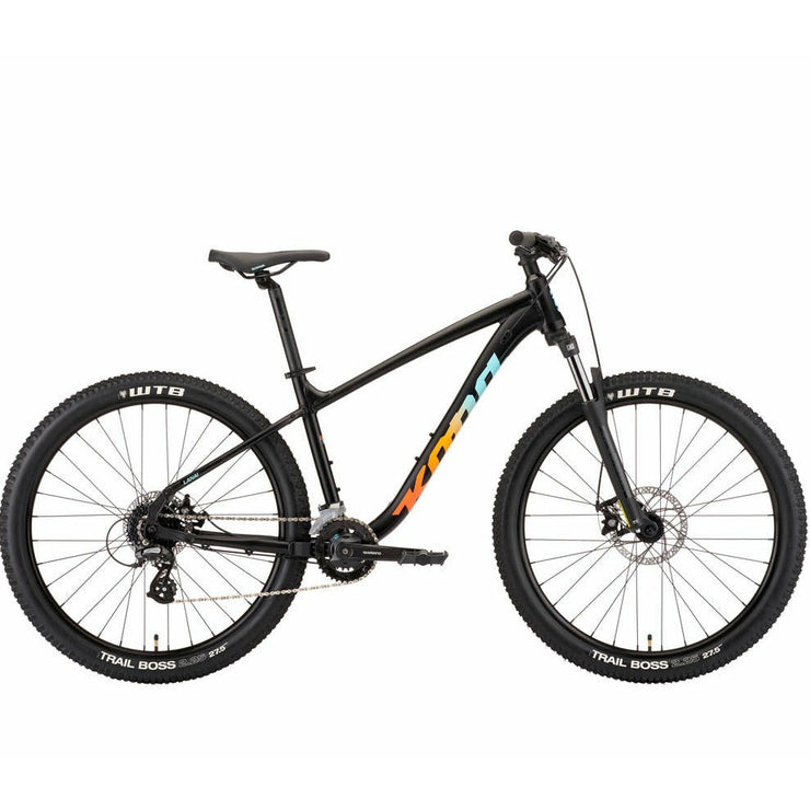 2022 Kona Lana'i, Satin Black w/ Gloss Tropicana Fade Decals, Full View