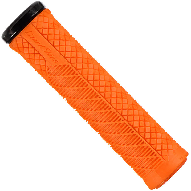 Lizard Skins Single Sided Charger EVO Lock-On Grips orange full view