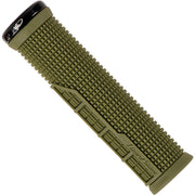 Lizard Skins Machine Grip Single-Sided Lock-On, Olive Green, Full View