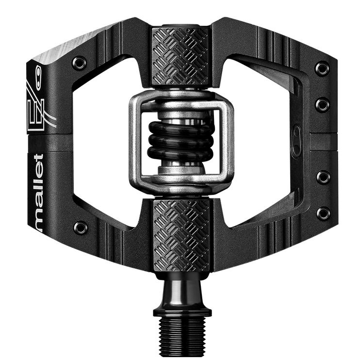 Crankbrothers Mallet E Clipless Pedal, Black, Full View
