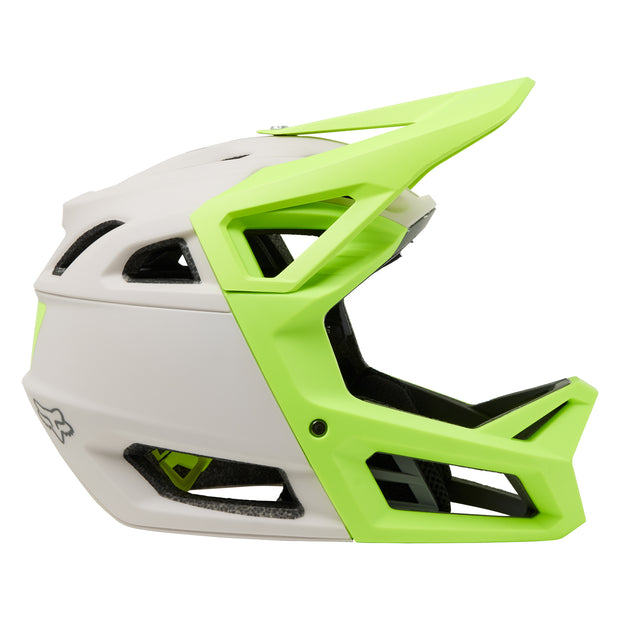 FOX PROFRAME RS MHDRN full-face helmet, vintage white, alternate side view