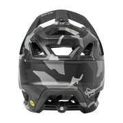 FOX PROFRAME RS MHDRN full-face helmet, black camo, back view