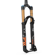 Fox 34 Float Factory Series Mountain Bike Fork, 29, 140mm, 2023, shiny black, full view.