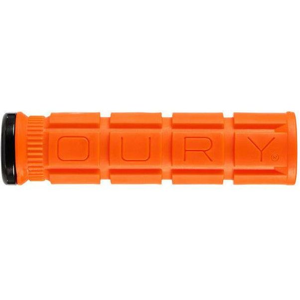 Oury V2 Single Sided lock on grip orange full view