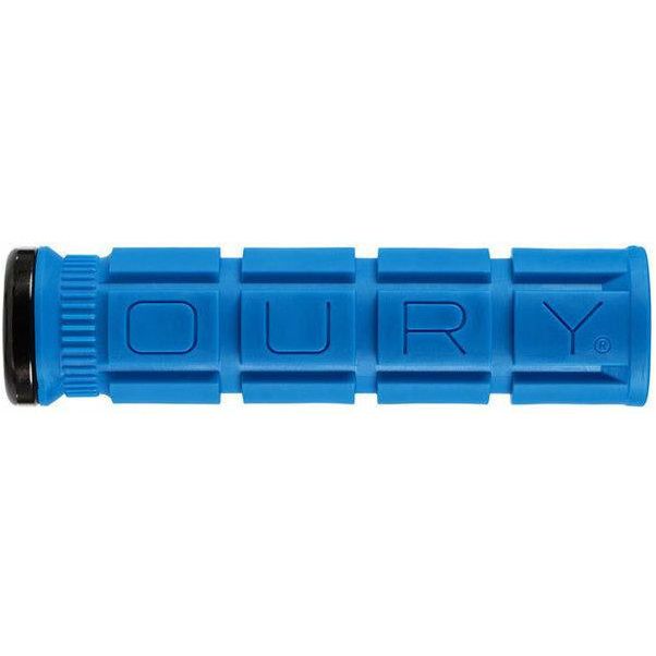 Oury V2 Single Sided lock on grip blue full view