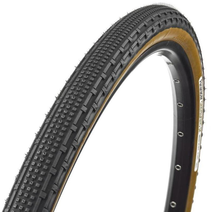 Panaracer GravelKing TC K Tire, 700x35c - Black/Brown full view