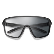 Smith Bobcat Sunglasses, Frame Color: Black, Lens Color: Photochromatic Clear to Gray, Front View