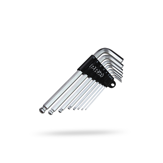 Shimano Pro Steel Hex Key Set, 2-, 2.5-, 3-, 4-, 5-, 6-, 8- and 10mm, Full View