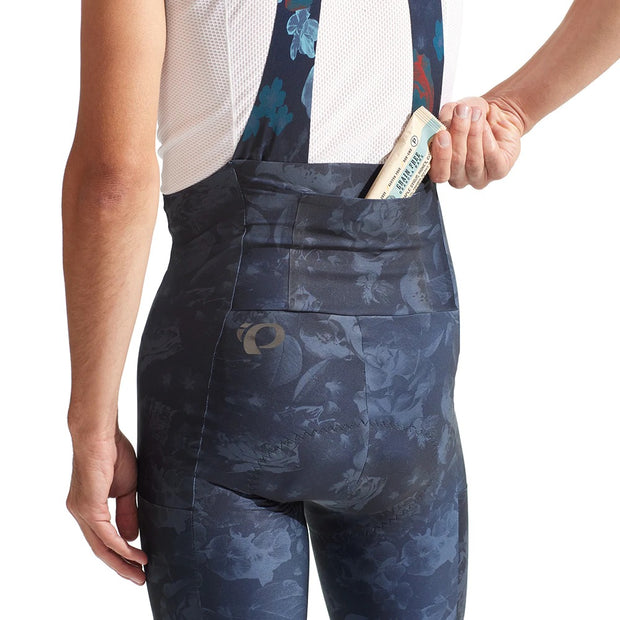 Pearl Izumi Expedition Pro Bib Short, Dark Ink Floral, view of back cargo pocket
