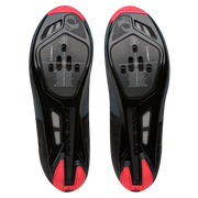 Pearl Izumi Women's Attack Road Shoe, Black/Atomic Red, Underside View