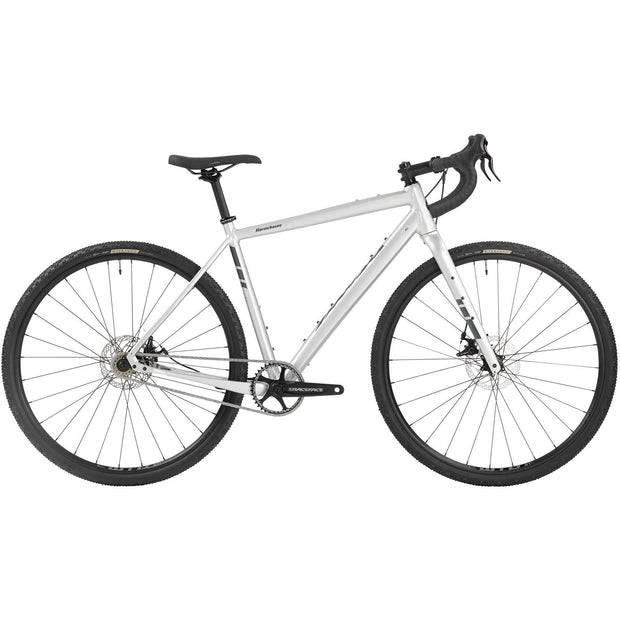 2022 Salsa Stormchaser Single Speed in Silver full view