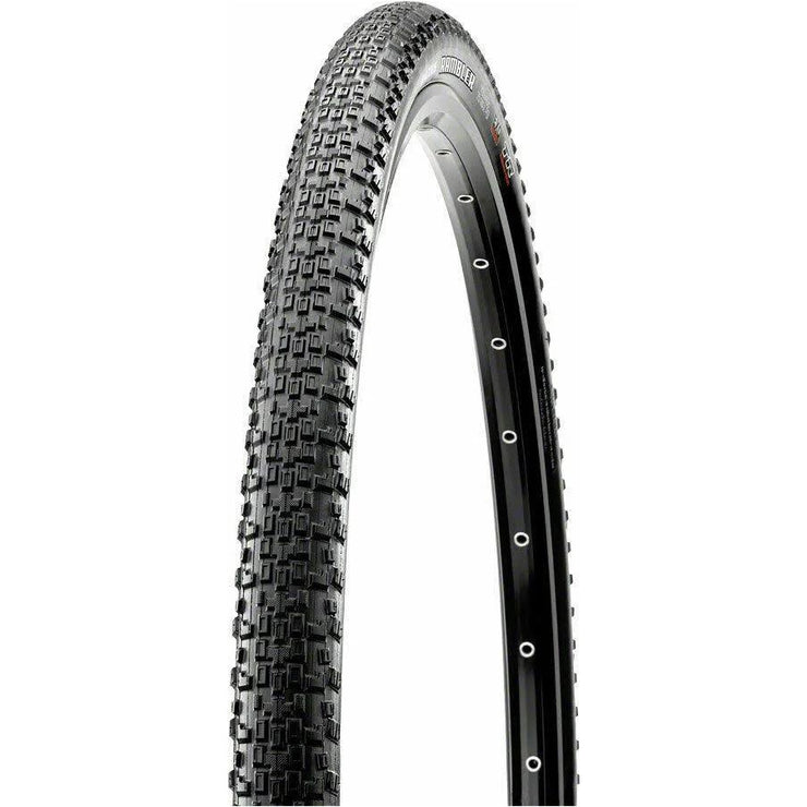 Maxxis Rambler Tire - 700 x 50, Tubeless, Folding, Black, Dual, SilkShield, Gravel/Touring Hybrid Tire, Full View