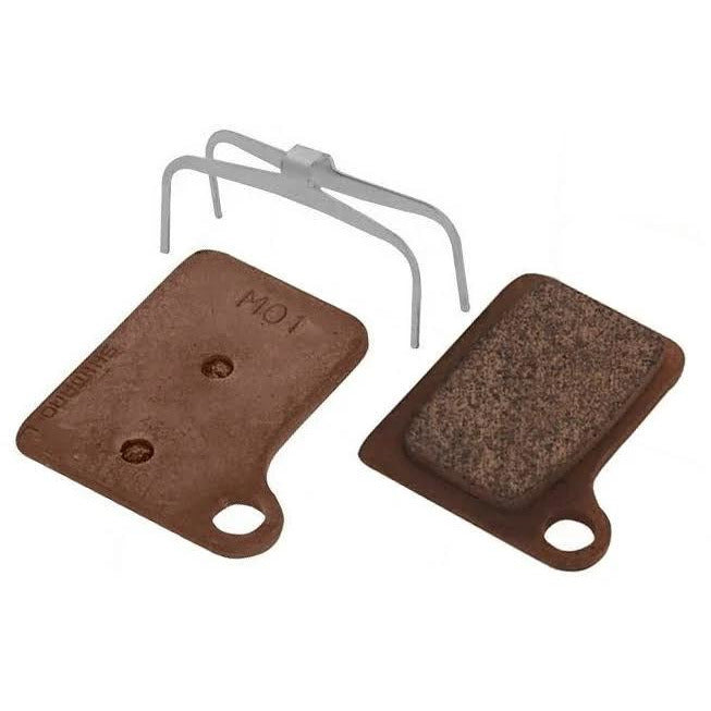 Shimano Deore Metal Pad & Spring Brake Pads BR-M555 (M01), Full View