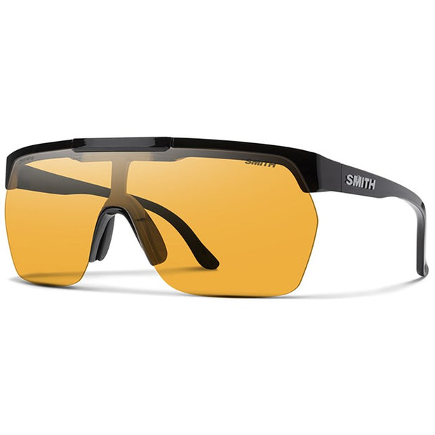 Smith XC MTB Sunglasses, Black + ChromaPop Low Light Copper Lens, full view.