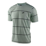 Troy Lee Designs Flowline SS Jersey smoke green full view