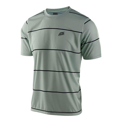 Troy Lee Designs Flowline SS Jersey smoke green full view