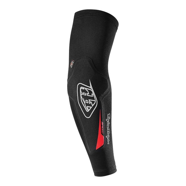 Troy Lee Designs Speed Elbow Sleeve black front view