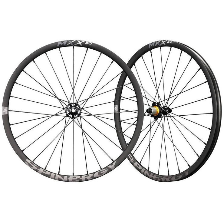 spinergy mxx 30 700c/29 carbon wheelset full view